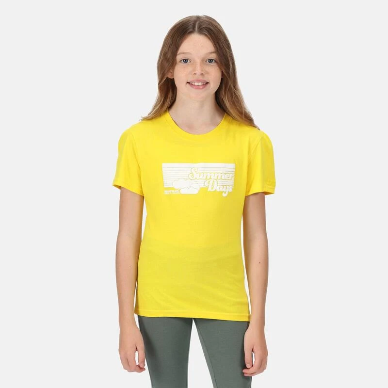 Regatta Bosley V T-shirt De Marche à Manches Courtes Pour Enfant - Jaune – Image 5