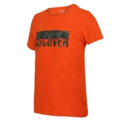 Regatta Bosley V T-shirt De Marche à Manches Courtes Pour Enfant - Orange