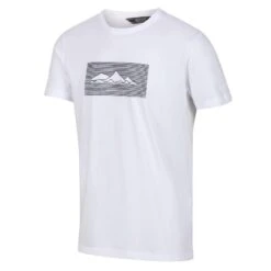 Regatta Breezed II T-shirt De Marche à Manches Courtes Pour Homme - Blanc