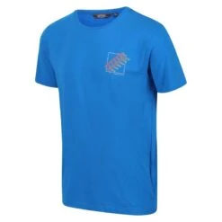 Regatta Breezed II T-shirt De Marche à Manches Courtes Pour Homme - Bleu