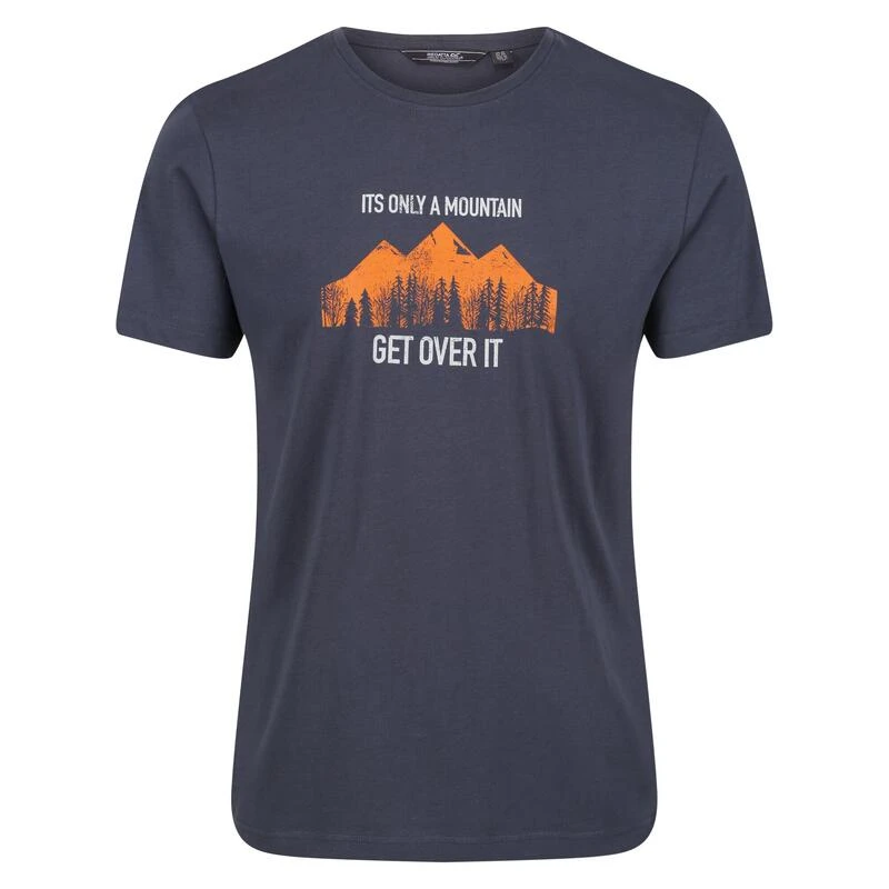 Regatta Breezed II T-shirt De Marche à Manches Courtes Pour Homme - Gris Moyen – Image 3