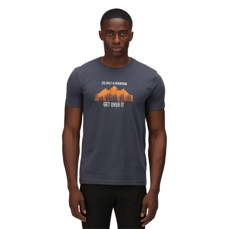 Regatta Breezed II T-shirt De Marche à Manches Courtes Pour Homme - Gris Moyen – Image 5