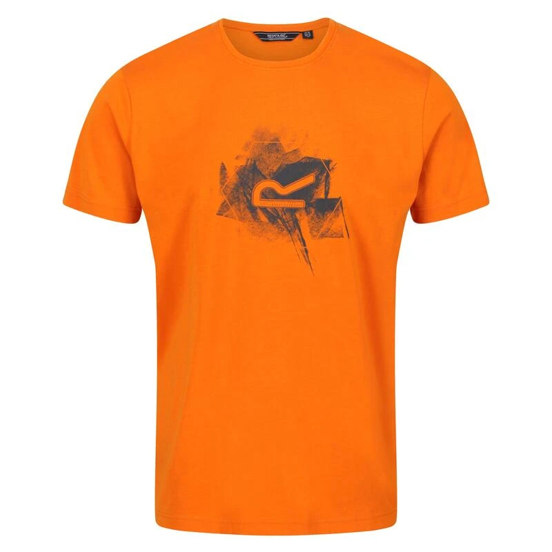 Regatta Breezed II T-shirt De Marche à Manches Courtes Pour Homme - Orange – Image 3