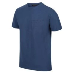 Regatta Caelum T-shirt De Marche à Manches Courtes Pour Homme - Bleu Foncé