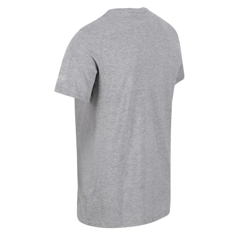 Regatta Cline VI T-shirt De Marche à Manches Courtes Pour Homme - Gris Clair – Image 2