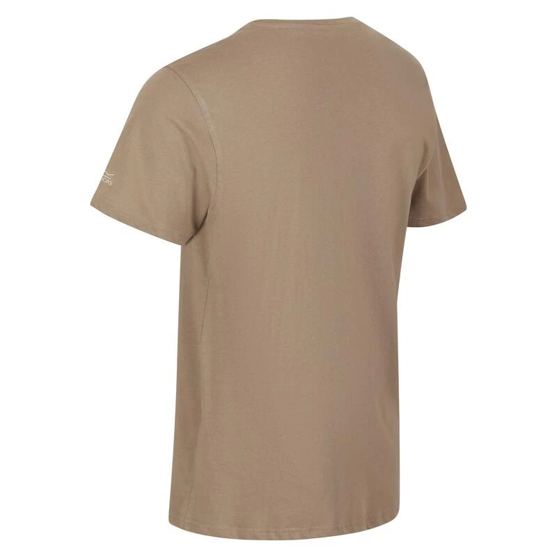 Regatta Cline VI T-shirt De Marche à Manches Courtes Pour Homme - Marron Clair – Image 2