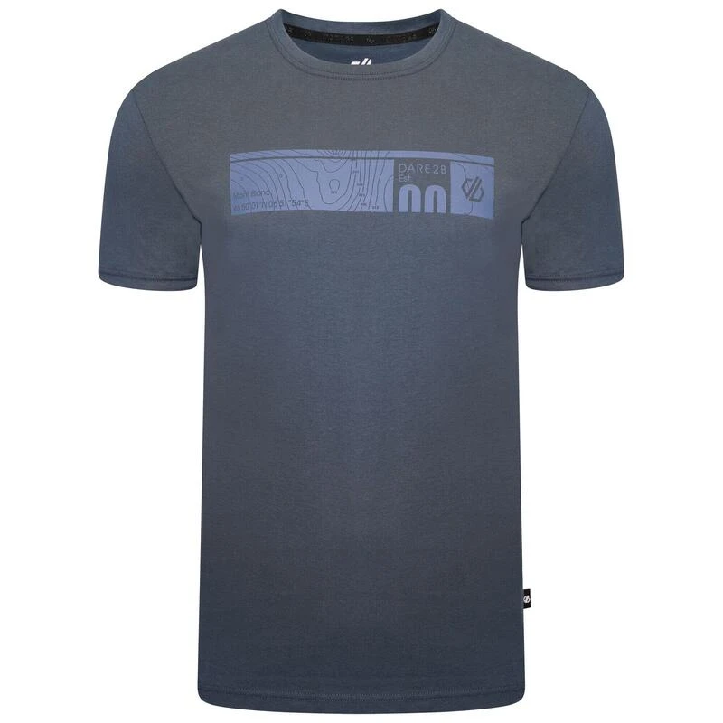 Dare 2b Dispersed T-shirt De Marche à Manches Courtes Pour Homme - Bleu
