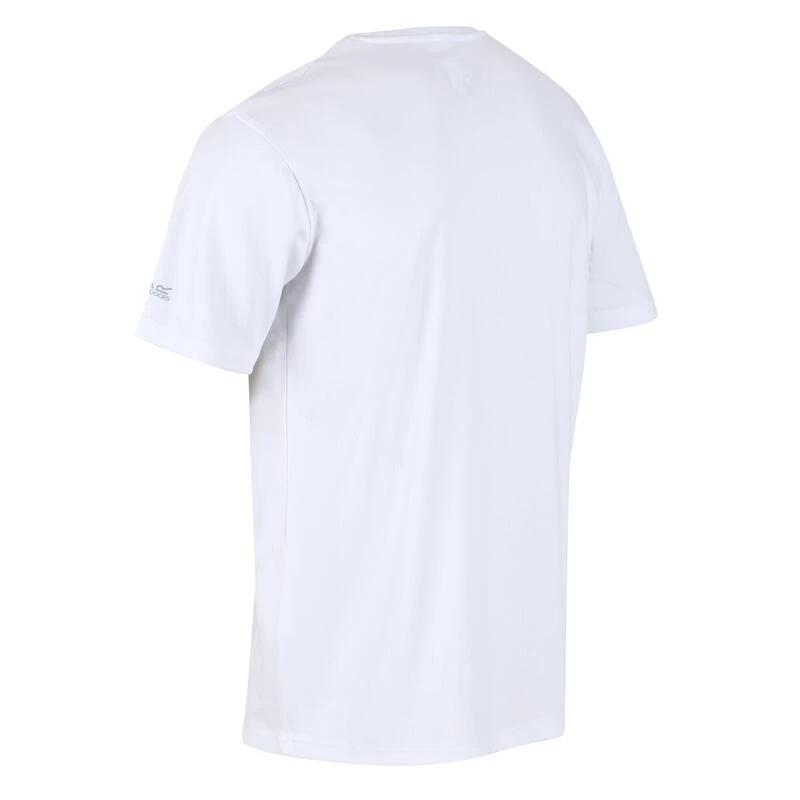 Regatta Fingal Slogan T-shirt De Marche à Manches Courtes Pour Homme - Blanc – Image 2