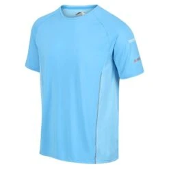 Regatta Highton Pro T-shirt De Marche à Manches Courtes Pour Homme - Bleu Pâle