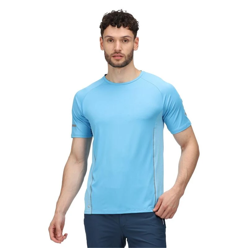 Regatta Highton Pro T-shirt De Marche à Manches Courtes Pour Homme - Bleu Pâle – Image 5