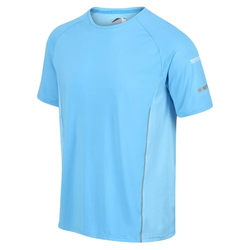 Regatta Highton Pro T-shirt De Marche à Manches Courtes Pour Homme - Bleu Pâle
