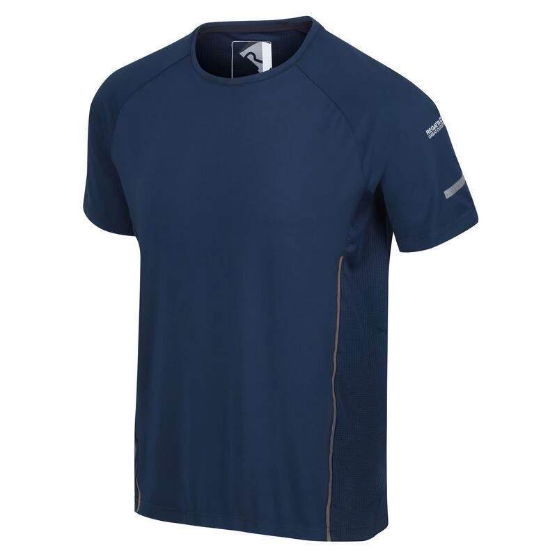 Regatta Highton Pro T-shirt De Marche à Manches Courtes Pour Homme - Marine Moyen