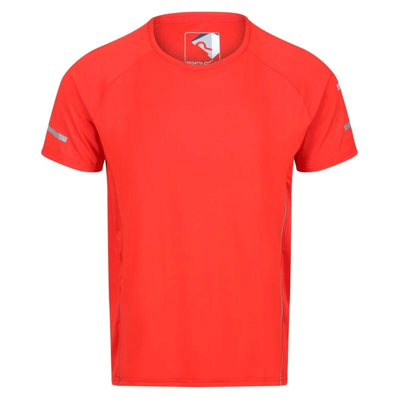 Regatta Highton Pro T-shirt De Marche à Manches Courtes Pour Homme - Rouge – Image 3
