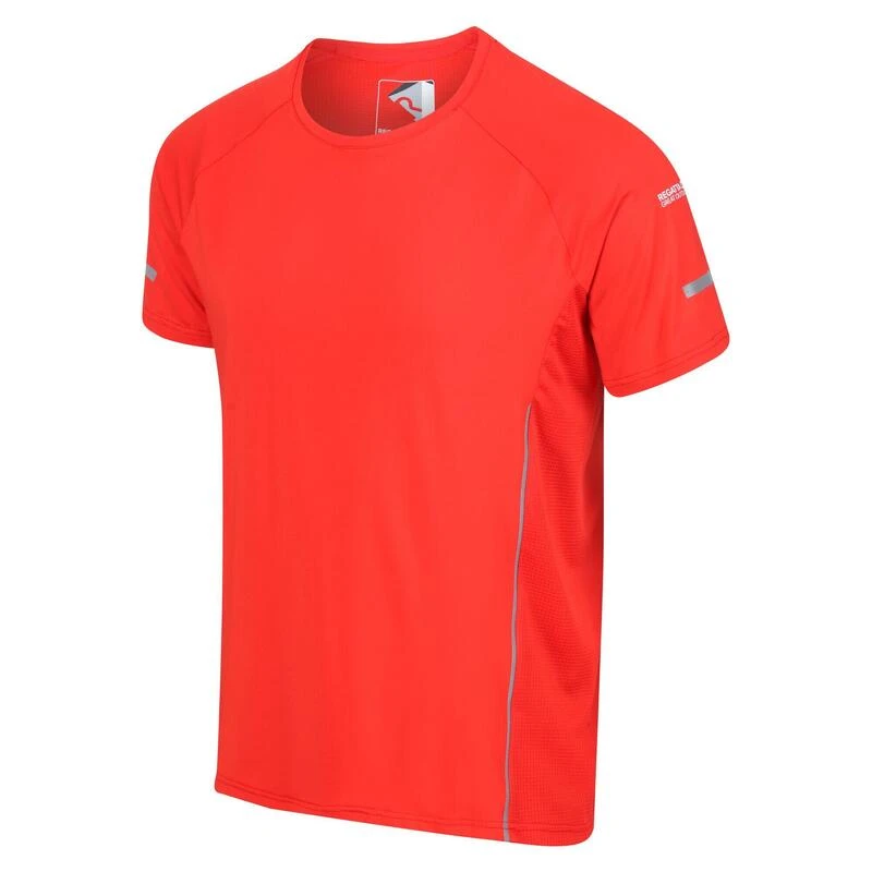 Regatta Highton Pro T-shirt De Marche à Manches Courtes Pour Homme - Rouge