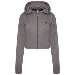 Dare 2b Lounge About Sweat De De Randonnée Courte à Capuche Pour Femme - Gris