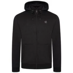 Dare 2b Lounge Out Sweat De Randonnée à Capuche Zippée Pour Homme - Le Noir