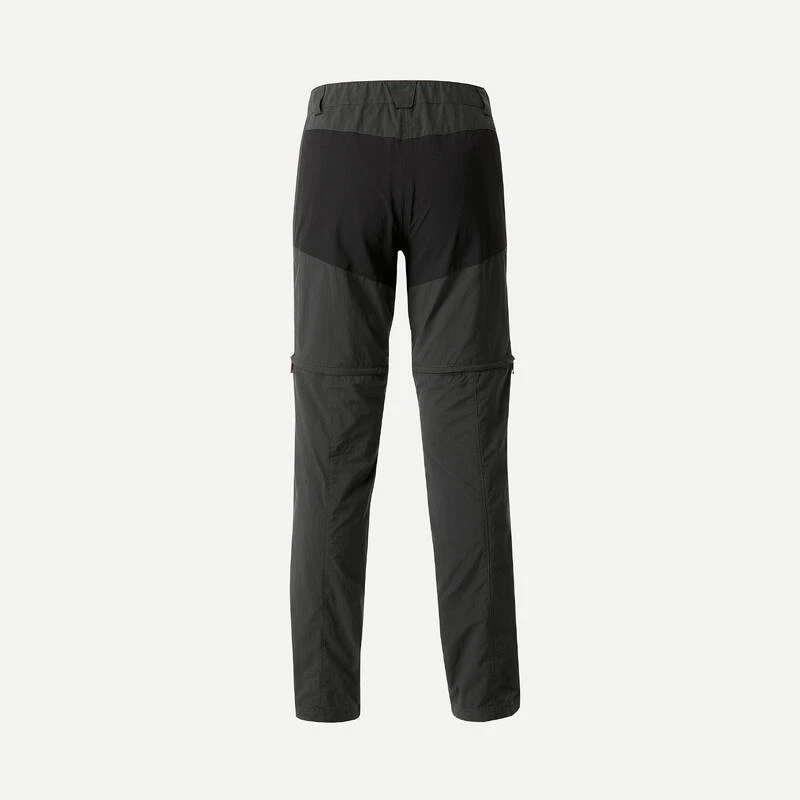 Pantalon Modulable 2 En 1 De Trek Montagne - MT100 Gris Femme – Image 2