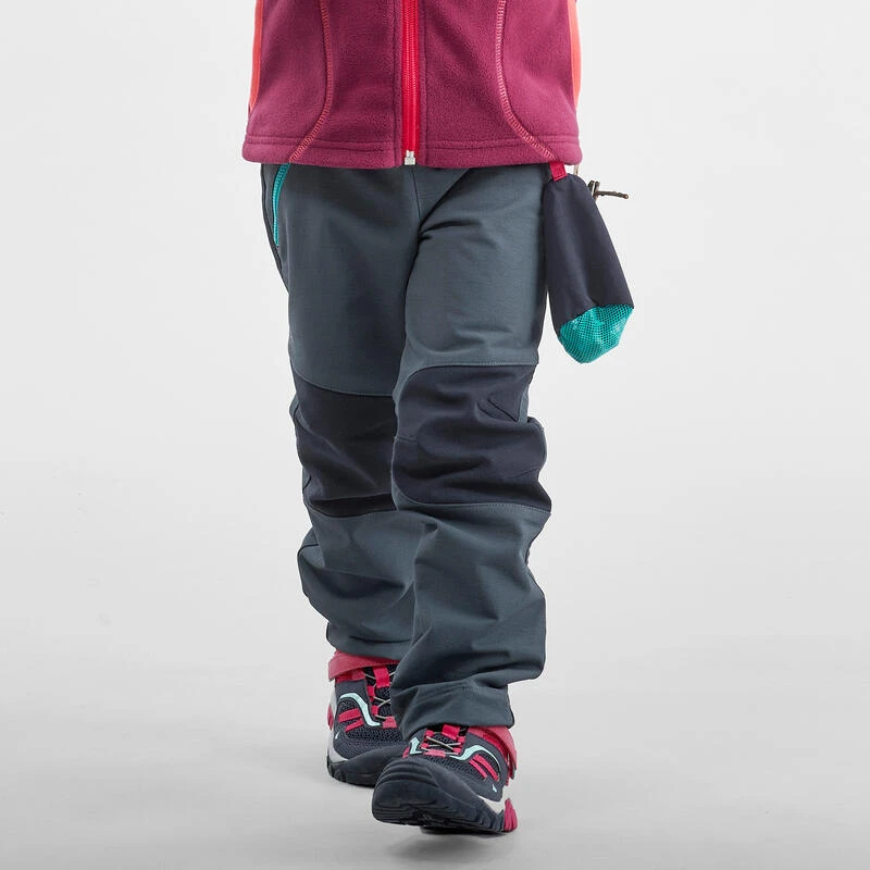 Quechua Pantalon Softshell De Randonnée - MH550 Gris - Enfant 2 - 6 Ans – Image 2