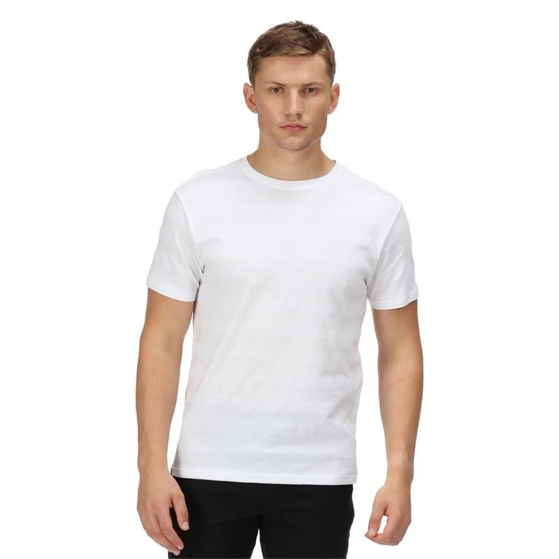 Regatta Prestyn T-shirt De Marche à Manches Courtes Pour Homme - Blanc – Image 5