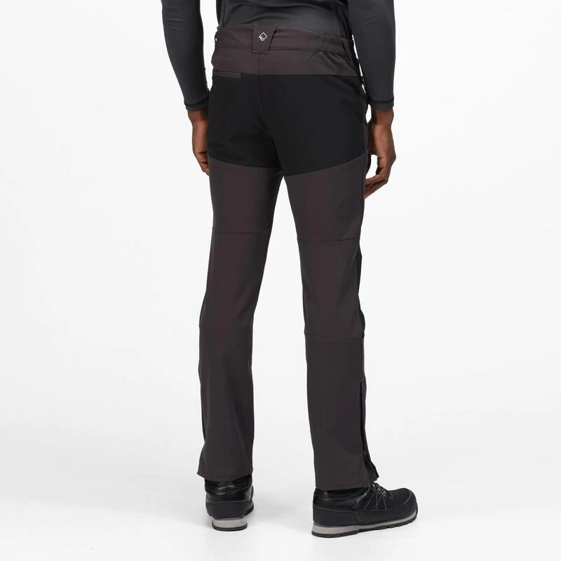 Regatta Questra III Homme Randonnée Pantalon - Gris Noir – Image 2