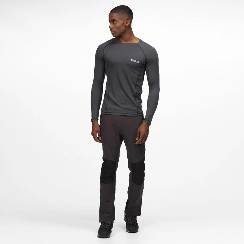 Regatta Questra III Homme Randonnée Pantalon - Gris Noir – Image 3
