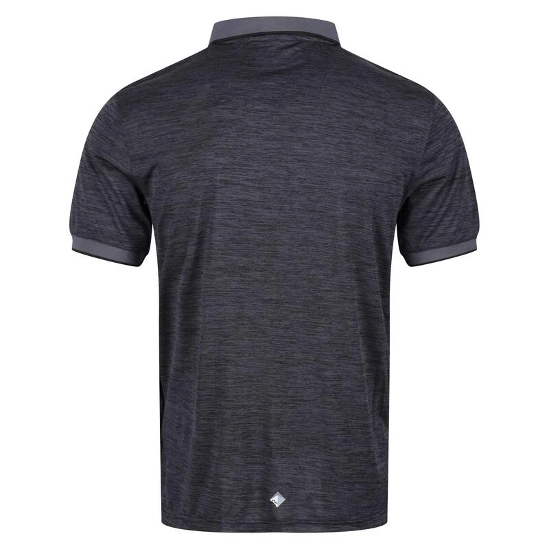 Regatta Remex II Polo Fitness à Manches Courtes Pour Homme - Gris Moyen – Image 4