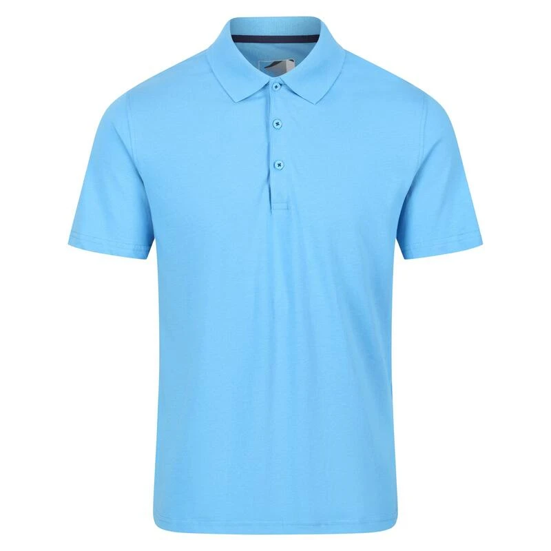 Regatta Sinton Polo Fitness à Manches Courtes Pour Homme - Bleu Pâle – Image 3