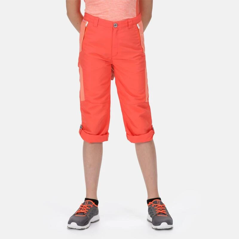 Regatta Sorcer Mountain V Pantalon De Randonnée Pour Enfant - Rose – Image 5