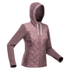 Quechua Sweat à Capuche De Randonnée - NH100 Hybrid - Femme