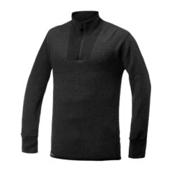 T-shirt Thermorégulateur Hiver Ullfrotté Zip Turtleneck 400 Woolpower
